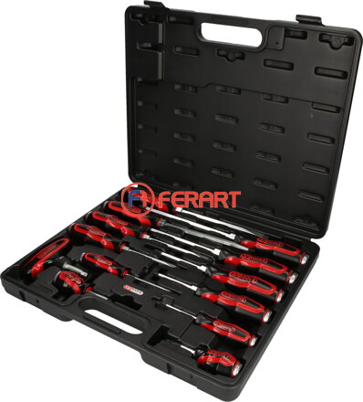 Sada skrutkovačov s úderovou hlavou ERGOTORQUE®max, 13-dielna
