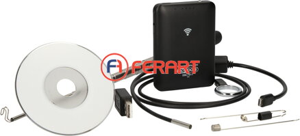 WiFi súprava obrazových osciloskopov s Ø 3,9 mm 0° HD sonda prednej kamery, 7-dielna