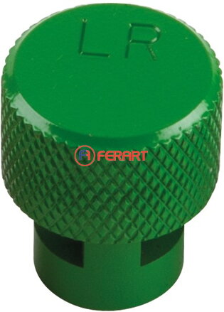RDKS / TPMS odvzdušňovák pneumatík, zelený, vľavo vzadu