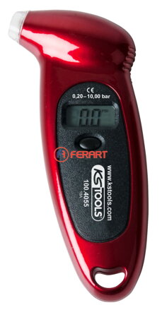 Digitálny merač tlaku vzduchu v pneumatikách, 0,20 - 10,0 bar