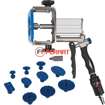Pneumatický vyťahovák preliačin Smart-Repair - súprava, 12-dielna