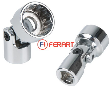 3/8" šesťhranný nástrčný orech s kĺbom pre prevodovku, 18 mm