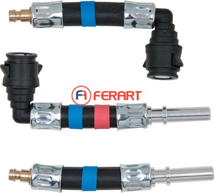 Súprava adaptérov 3-dielna SAE 10 x 30 mm (modré)