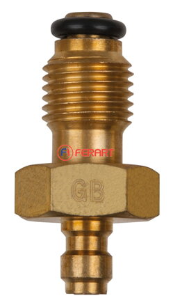 Adaptér M14x1,5 vonk. závit a 1/4" hadicová prípojka s tesniacim krúžkom