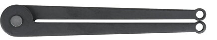 Kľúč pre dvojotvorové matice, nastaviteľný, dĺžka 263 mm