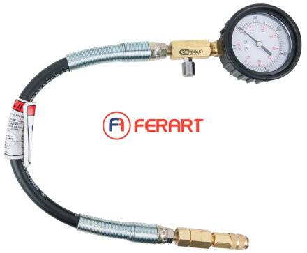 Manometer s hadicou, 0-1000 psi, Ø 70 mm