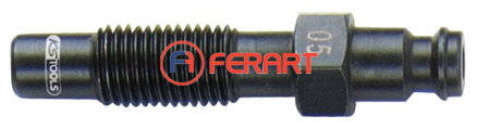 Adaptér pre vstrekovače, M10x1,25 s vonk. závitom, dĺžka 57 mm