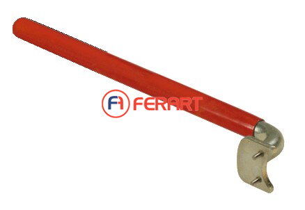 Napínací valčekový kľúč (dve diery), 210mm, VAG
