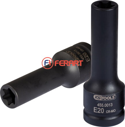 3/4" silový bit nástrčný Torx, dlhý, E20