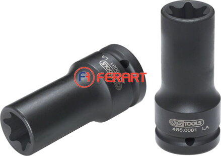 Silový nástrčný orech Torx E28 x 90 mm