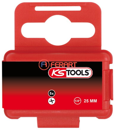 1/4" CLASSIC bit Torq-Set®, 25mm, #6, súprava 5 kusov