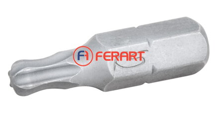 1/4" CLASSIC bit Torx, 25mm, guľová hlava T40