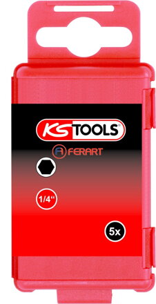 1/4" CLASSIC bit imbus, 75mm, 4mm, súprava 5 kusov