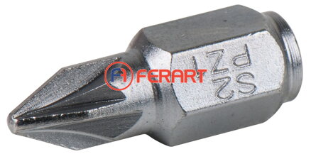 1/4" mini bit pre skrutky s krížovou drážkou, PZ 0, 18 mm