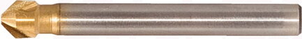 HSS TiN kužeľový záhlbník a odhrotovací záhlbník 90°, 13,4mm