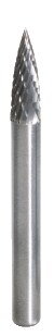 HM frézovací kolík s lomeným oblúkom, tvar G, 6mm
