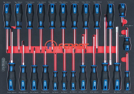 SCS ERGOTORQUEplus súprava skrutkovačov, 24-dielna, v 1/1 systémovej vložke