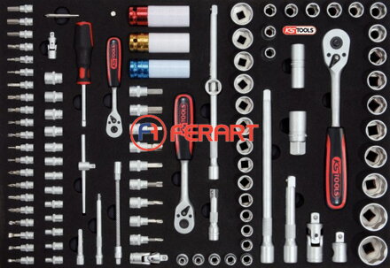 1/4"-1/2“ súprava kľúčov, 105-dielna, v 1/1 systémovej vložke