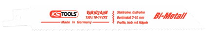 List do šabľovej píly, 150mm, Variozahn, 1,8-2,5mm, súprava 5 ks