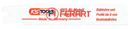 List do šabľovej píly Rems, HSS bimetal, 200mm, 1,8mm, súprava 5 ks