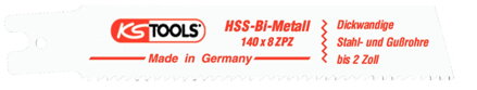 List do šabľovej píly Rems, HSS bimetal, 140mm, 3,2mm, súprava 5 ks