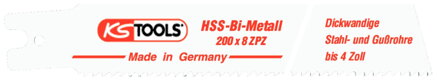 List do šabľovej píly Rems, HSS bimetal, 200mm, 3,2mm, súprava 5 ks