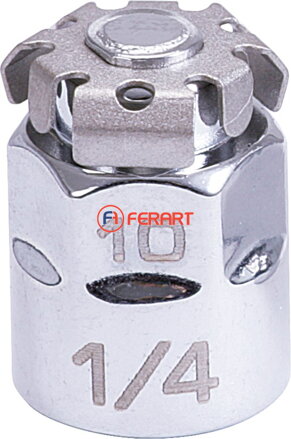 GEARplus bitový adaptér, 1/4"x10mm