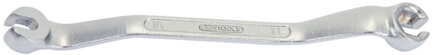 CHROMEplus otvorený dvojitý prstencový kľúč, zalomený, 10x11mm
