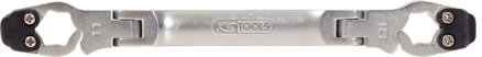 CHROMEplus račňový kľúč s kĺbom, 10x11mm