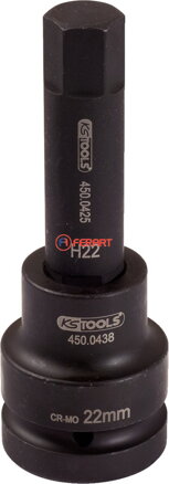 1/2" silový bit nástrčný imbusový, dlhý, 27 mm