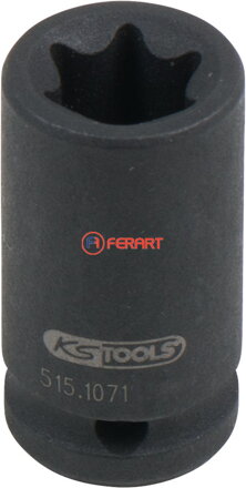1/4" silový nástrčný orech Torx-E, krátky, E11