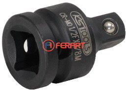 1/2" silový redukčný adaptér, 1/2"F x 3/8"M
