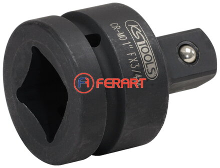 1" silový redukčný adaptér, 1"F x 3/4"M