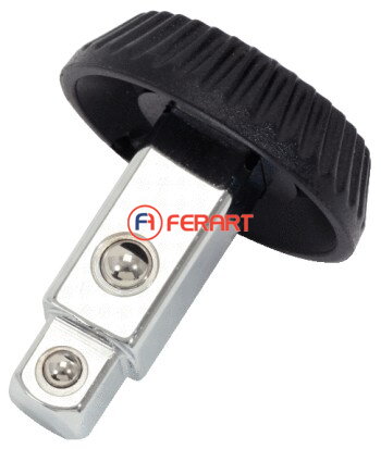 3/8"+1/4" vymeniteľný štvorhran s otočnou hlavičkou
