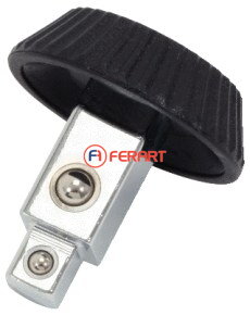 1/2"+3/8" vymeniteľný štvorhran s otočnou hlavičkou