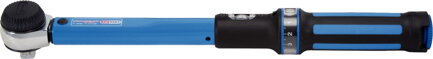 Momentový kľúč s račňou 1/2" ERGOTORQUE®precision, otočné tlačidlo, 10-100 Nm