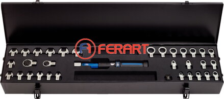 9x12mm ERGOTORQUE®precision nástrčných momentových kľúčov, 1-25Nm, 33-dielna