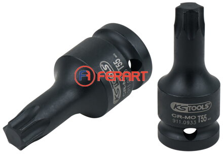1/2" silový bit nástrčný Torx, krátky, T55