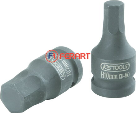 1/2" silový bit nástrčný imbusový, krátky, 5 mm