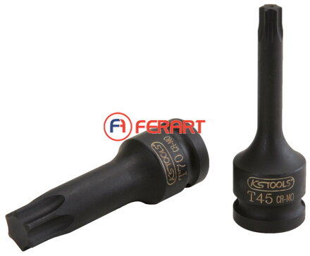 1/2" silový bit nástrčný Torx, dlhý, T80