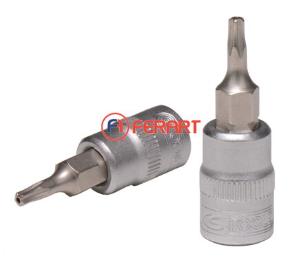 1/4" bitový nástrčný orech Torx, päťhviezdny s čelným otvorom, TS15, z 911.4500