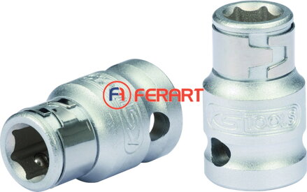 3/8" adaptérový nástrčný orech na bity, 3/8" x 5/16", 28mm