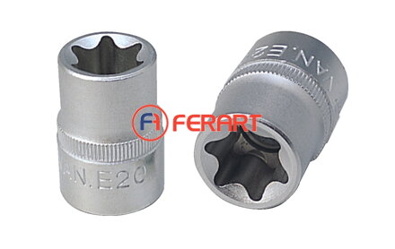 1/2" nástrčný orech Torx-E, E24