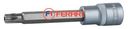 1/2" bitový nástrčný orech Torx s čelným otvorom, dlhý, TB30