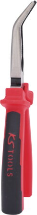 ERGOTORQUE úzke ploché kliešte, zahnuté, 210mm