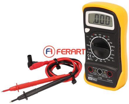 Digitálny multimeter vrátane skúšobných hrotov
