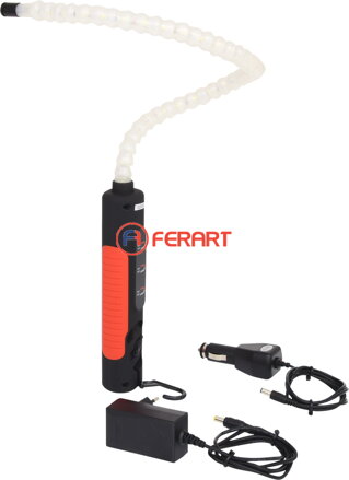 Flexibilná inšpekčná lampa, 6 W LED + 1 LED hlavové svietidlo