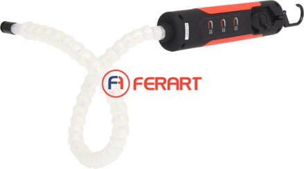 Flexibilná inšpekčná lampa, 6 W LED + 1 LED hlavové svietidlo
