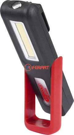 Mobilná dielenská ručná lampa, sklápacia, 3 W COB LED