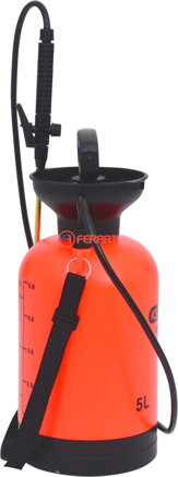 Tlakový rozprašovač s nosným remeňom, 5 l
